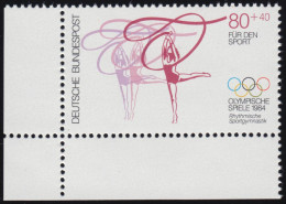1207 Olympische Sommerspiele 80+40 Pf  ** Ecke U.l. - Unused Stamps