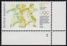 1206 Olympische Sommerspiele 60+30 Pf ** FN2 - Neufs