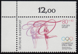 1207 Olympische Sommerspiele 80+40 Pf  ** Ecke O.l. - Unused Stamps