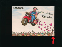 19 Juin 1986 Adieu Coluche - Série évènement Coluche Nous Quitte - Dessin G. Nemoz - Tirage Limité (abîmée) - Souvenir De...