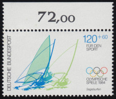 1208 Olympische Sommerspiele 120+60 Pf ** Oberrand - Ongebruikt