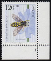 1205 Jugend Schwebfliege 120+60 Pf ** FN1 - Unused Stamps