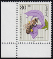 1204 Jugend Honigbiene 80+40 Pf ** Ecke U.l. - Unused Stamps