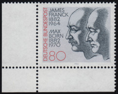 1147 James Franck Und Max Born ** Ecke U.l. - Unused Stamps