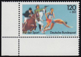 1173 Moderner Fünfkampf 120+60 Pf ** Ecke U.l. - Unused Stamps
