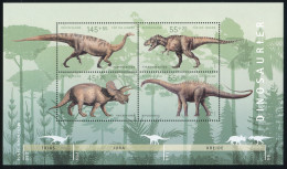 Block 73 Jugendblock Dinosaurier 2008, Postfrisch ** - Unused Stamps