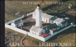 Isle Of Man Markenheftchen 35, Leuchttürme LIGHTHOUSES 1986, ** Postfrisch - Man (Eiland)