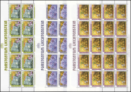 904-906 Ackerfrüchte 1986, 3 Werte, Kleinbogen-Satz **  - Nuovi