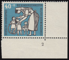 246 Kinderpflege 40+10 Pf Kinderschwester ** FN2 - Unused Stamps
