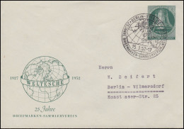 Ganzsache PU 12 Glocke BSV Weltesche, Passender SSt Berlin-Steglitz 15.3.1952 - Andere & Zonder Classificatie
