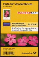 FB 3 Kartäusernelke 2009, Folienblatt 5x2716, Mit Luftpost-Aufkleber ** - 2011-2020