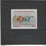 ITALIE 1986 Ski De Fond  Yvert 1691, Michel 1959 NEUF** MNH Cote 2,25 Euros - 1981-90: Nieuw/plakker