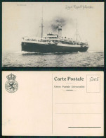 BARCOS SHIP BATEAU PAQUEBOT STEAMER [ BARCOS # 05025 ] - SS FRISIA - LLOYD ROYAL HOLLANDAIS - Steamers