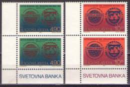 Yugoslavia 1979 - International Monetary Fund - Mi 1802-1803 - MNH**VF - Neufs