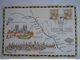 Duitsland Allemagne 1990 500 Jaar Ans Europese Postverbindingen Liason Postale Européene Innsbruck Mechelen - Autres & Non Classés