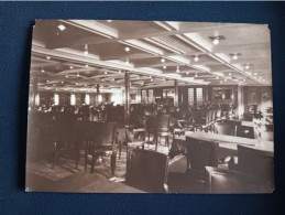 **** BATEAUX *** Photo D'époque  Paquebot Streamer  Salle à Manger Intérieur Du ???     38x27cm - Schiffe