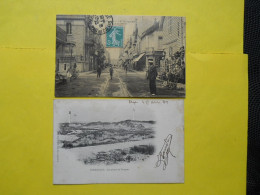 Le Touquet ,rue De Paris ,toilée Et Phares En 1901 - Le Touquet