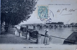 CPA (Loiret). GIEN, Bords De La Loire (n°1061) - Gien