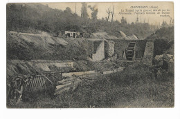 02 - CHEVREGNY (Aisne) - Le Tunnel (après Guerre) Détruit Par Les Allemands. Premiers Travaux De Reconstruction. - Other & Unclassified