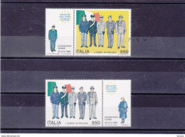 ITALIE 1986 POLICE Yvert 1705-1706, Michel 1973-1974 NEUF** MNH Cote 4,50 Euros - 1981-90: Nieuw/plakker