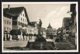 AK Sempach, Brunnen An Der Hauptstrasse  - Sempach