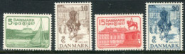 DENMARK 1937 25th Anniversary Of Regency Of Christian X MNH / **.  Michel 237-40 - Unused Stamps