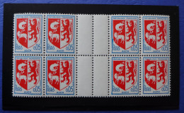 SUPERBE VARIÉTÉ AUCH YT1468e** AGNEAU PATTES ABSENTES BLOC DE 8 LUXE RARE - Unused Stamps