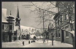 AK Furtwangen, Verschneite Partie In Der Schulstrasse  - Furtwangen