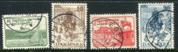 DENMARK 1937 25th Anniversary Of Regency Of Christian X Used.  Michel 237-40 - Oblitérés