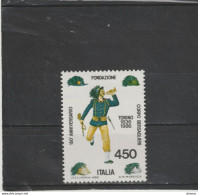 ITALIE 1986 Bersaglieri Yvert 1709, Michel 1977 NEUF** MNH Cote 2,50 Euros - 1981-90: Mint/hinged