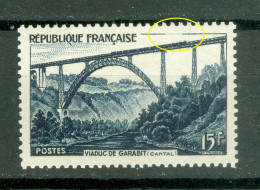 France   928  *  TB    Grande Cassure Du Cadre  - Unused Stamps