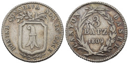 BASEL  3 Batzen 1809  /2212 - Monnaies Cantonales