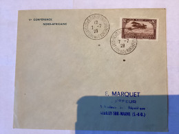 Rabat 1928 - 5ème Conférence Nord-africaine - Briefe U. Dokumente