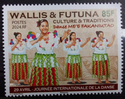 Wallis And Futuna 2024, Culture And Tradition - Fakaniutao Dance, MNH Single Stamp - Ongebruikt
