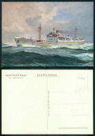 BARCOS SHIP BATEAU PAQUEBOT STEAMER [ BARCOS # 05044 ] - PORTUGAL COMPANHIA COLONIAL NAVEGAÇÃO N/V CHAIMITE 7-1956 - Steamers