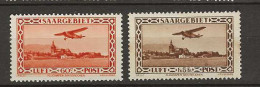 1932 MH Saargebiet MI 158-59 - Nuovi