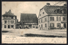 AK Chalet-à-Gobet, Bahnhof Und Gasthaus Auberge Du Chalet  - Other & Unclassified