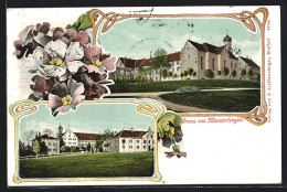 AK Münsterlingen, Ortspartie Mit Der Kirche  - Münsterlingen