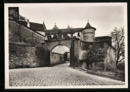Foto-AK Deutscher Kunstverlag, Nr. 6: Grosskomburg, Ehemal. Benediktinerkloster, Äusseres Tor  - Fotografie