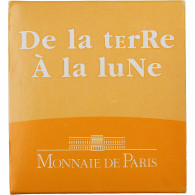 France, 1-1/2 Euro, De La Terre à La Lune, Jules Verne, BE, 2005, MDP, Argent - France