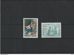 ITALIE 1988 NOËL I- II Yvert 1798+ 1800 NEUF** MNH Cote 4,75 Euros - 1981-90: Nieuw/plakker