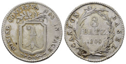BASEL  3 Batzen 1809  /2222 - Monnaies Cantonales