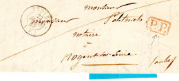 Aube - LAC (23/03/1847) En Port-payé Tàd Type 15 Troyes - 1701-1800: Précurseurs XVIII
