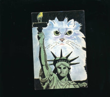 Illustrateur Bernard LEJOLLY "La Liberté C"est...chat" Statue - Tirage Limité - Cat Katze - Cats