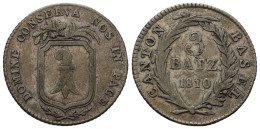 BASEL  3 Batzen 1810  /2227 - Monnaies Cantonales