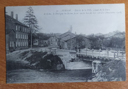 STENAY . 55 . Entrée Cote Gare Avec Pont .1922 - Stenay