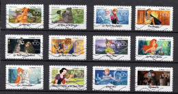 FRANCE 2023 Oblitéré :  Disney - 100 Ans D'histoires à Partager - Used Stamps