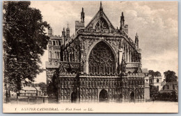 EXETER CATHEDRAL - West Front - LL 1 - Exeter