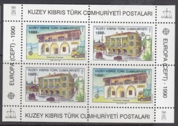 ZYPERN Türk. Block 8, Postfrisch **, Europa: Postalische Einrichtungen, 1990 - Unused Stamps