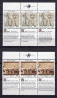 United Nations New York 1990 Serie 2v With Tabs In 3 Languages Human Rights MNH - Unused Stamps